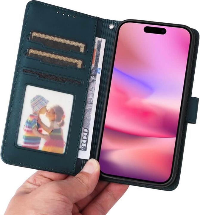 Image du produit Cover-Discount iPhone 16 - Portefeuille divisible 2 en 1 Étui pour téléphone portable (Apple iPhone 16)