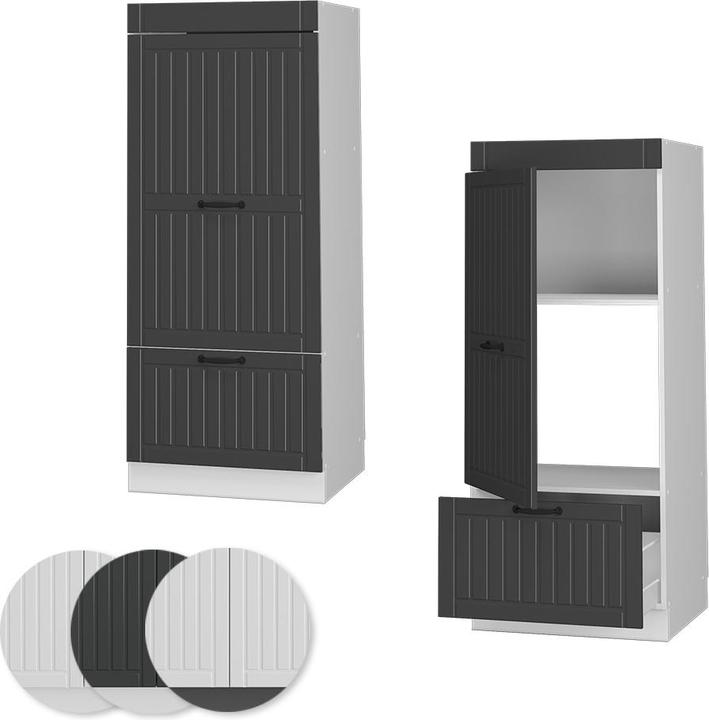 Produktbild Vicco Mikrowellenschrank Fame-Line (60 x 58 x 153.5 cm)