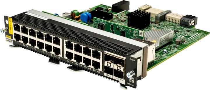 Image du produit HPE Aruba Networking CX 5420 20p 10M/100M/1G Class4 PoE 4p SFP+ 1G/10G LRM Module (24 Ports)