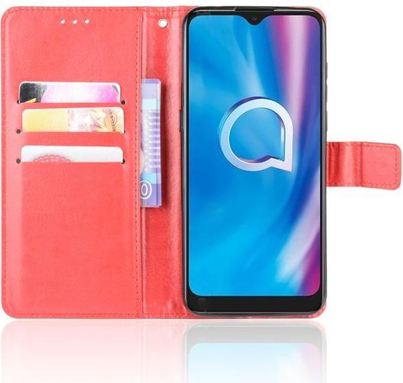 Image du produit MU Classic Crazy Horse III Bookcover Series en cuir (1S (2020), Alcatel 3X (2020))