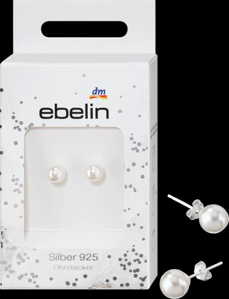 Produktbild dm ebelin Ohrstecker Perle 925 Silber