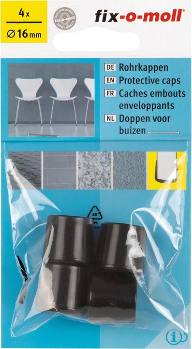Fix-o-moll Rohrkappe (Rohrkappen, 4 Stück)