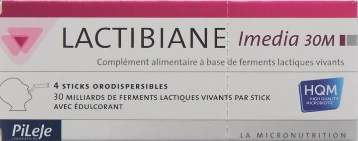 Actual product image Lactibiane Imedia orodispersible 30M (4 Piece, Powder, 15 g)
