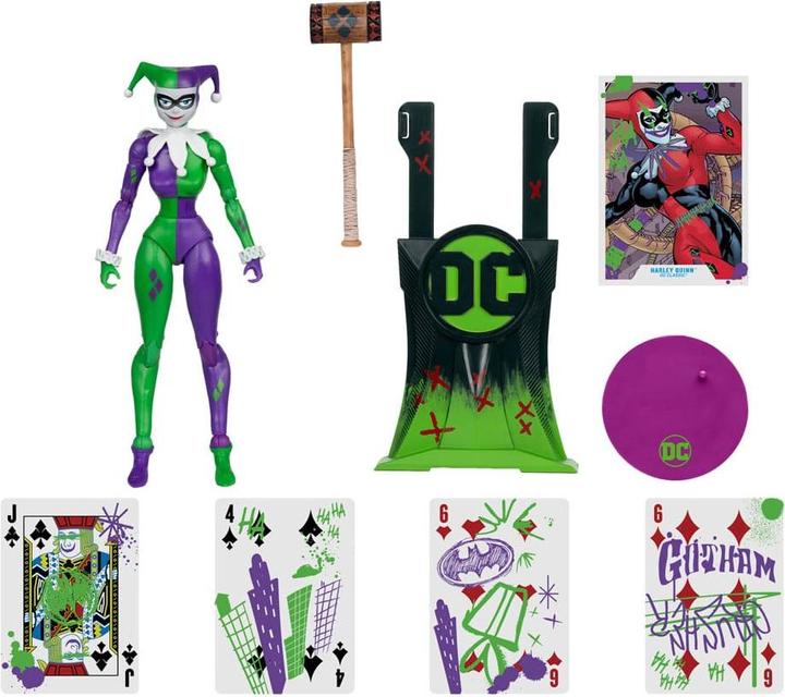 Immagine prodotto McFarlane Figura d'azione del Multiverso DC Harley Quinn (DC Classic) Jokerised (Gold Label) 18 cm