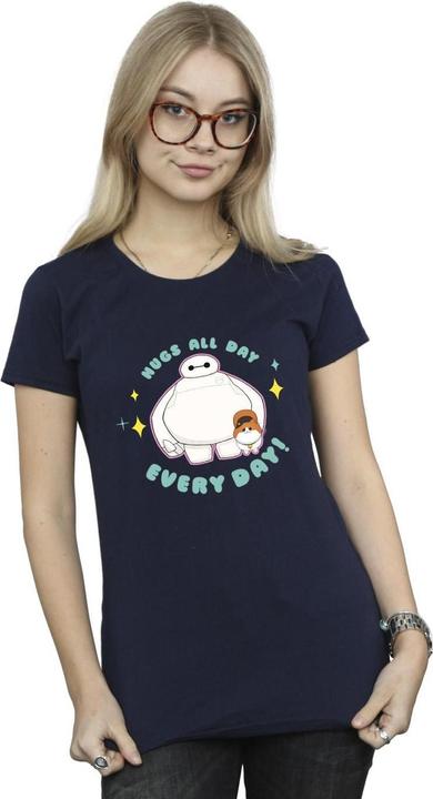 Immagine prodotto Disney Big Hero 6 Baymax Hugs Everyday Maglietta Donna (XXL)