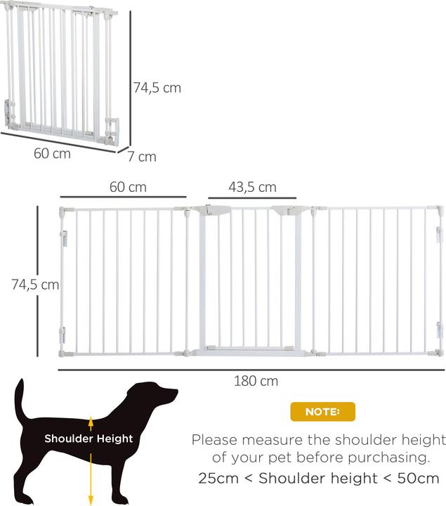 Immagine prodotto PawHut Recinto con barriera per cani