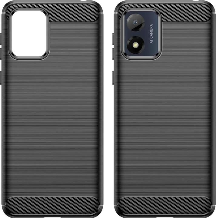 Produktbild Screenguard Motorola Moto E13 Hülle Carbon Brushed Soft TPU (Motorola Moto E13)