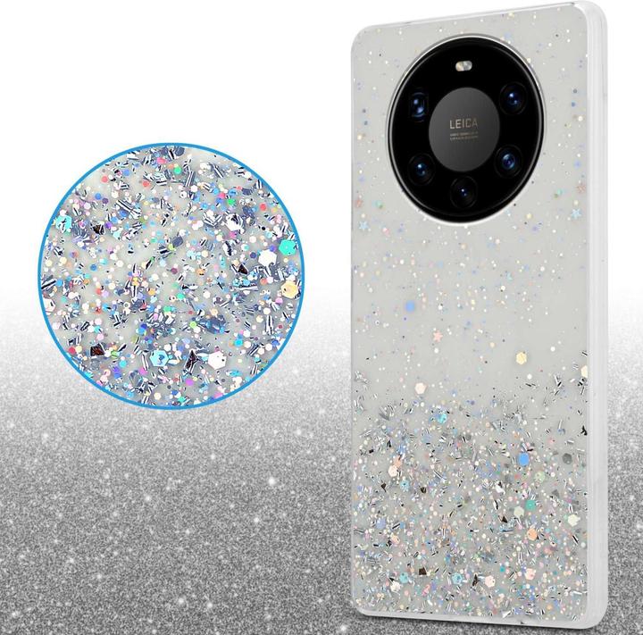 Actual product image Cadorabo Bumper Case for Huawei MATE 40 PRO TPU funkelnder Glitter (Mate 40 Pro)