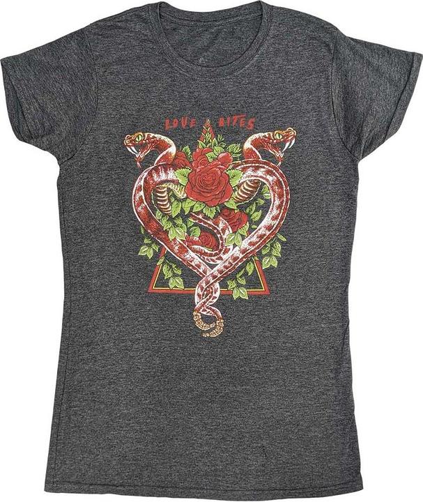 Actual product image Def Leppard Womens/Ladies Love Bites Tour 2019 T-Shirt (L)