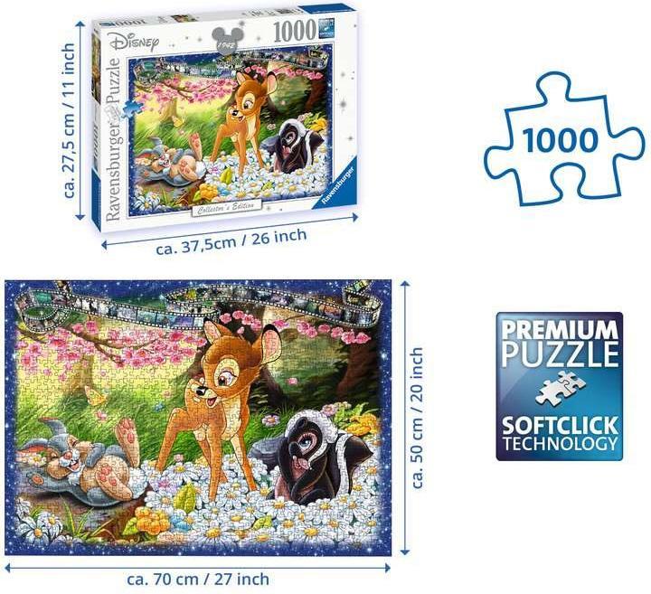 Actual product image Ravensburger Disney Bambi (1000 pieces)