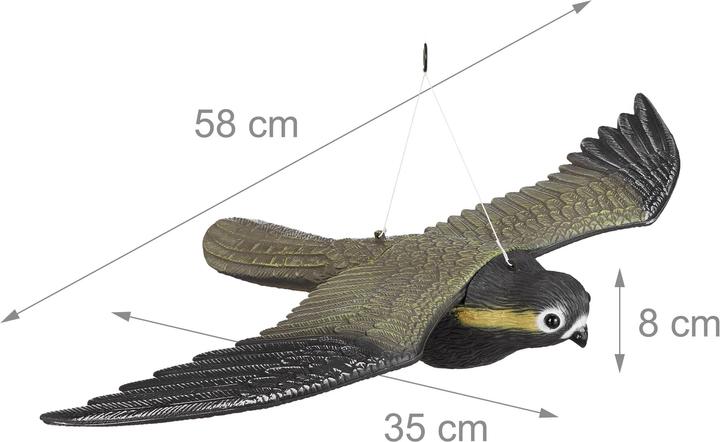 Produktbild Relaxdays Raubvogel Attrappe Falke