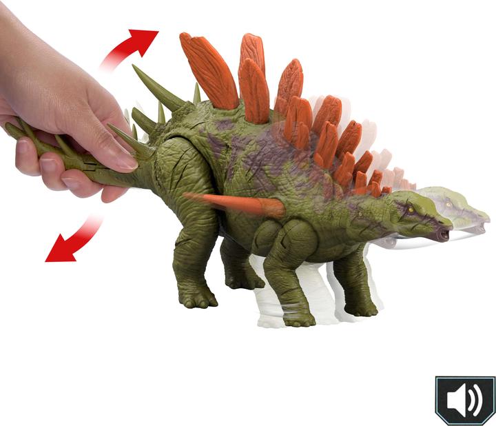 Actual product image Jurassic World Wild Roar Kentrosaurus