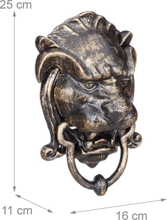 Actual product image Relaxdays Door knocker