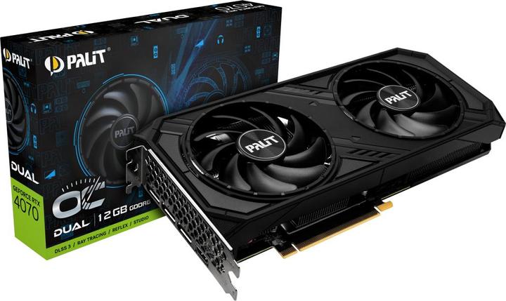 Produktbild Palit VGA RTX4070 12GB Dual OC (12 GB)