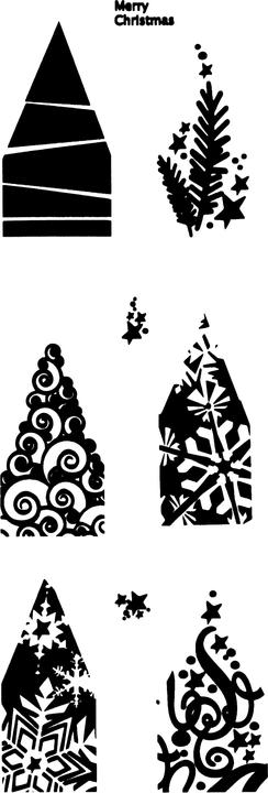 Immagine prodotto FarbTon Timbro in silicone per stella pieghevole piccola "Natale