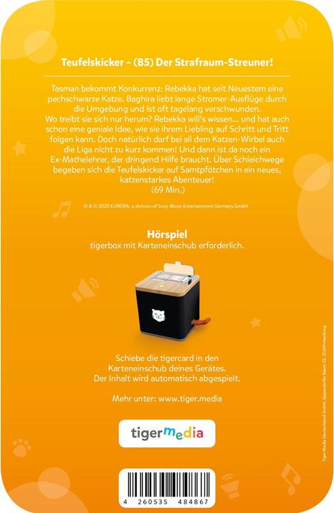 Immagine prodotto Tigermedia tigercard - Teufelskicker 85 - Der Strafraum-Streuner