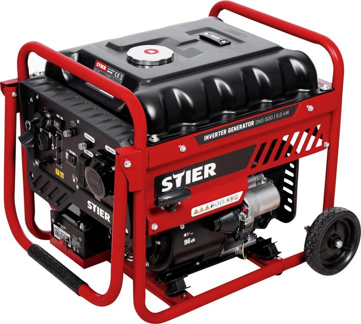 Actual product image Stier Inverter generator SNS-500 5.0 kW 75 dB(A) (18 l)