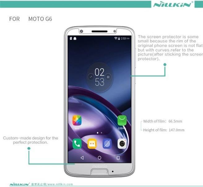 Produktbild Nillkin Super Clear Series Schutzfolie (1 Stück, Motorola Moto G6)
