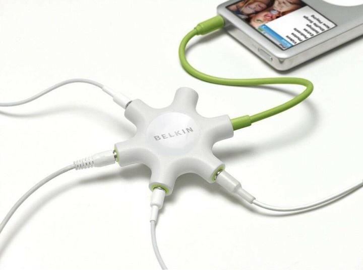 Image du produit Belkin Distributeur De Jack Rockstar 5x (Répartiteur de casque d'écoute)