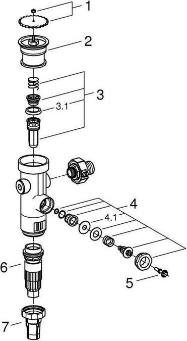 Produktbild Grohe WC-Druckspüler