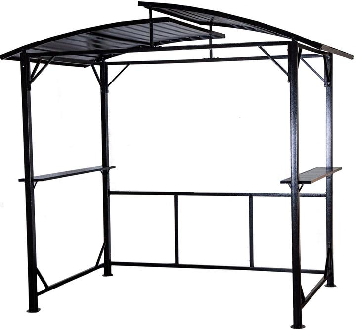 Immagine prodotto Grillfürst Padiglione barbecue in acciaio premium con tetto in metallo resistente alle intemperie (248 cm, 156 cm)