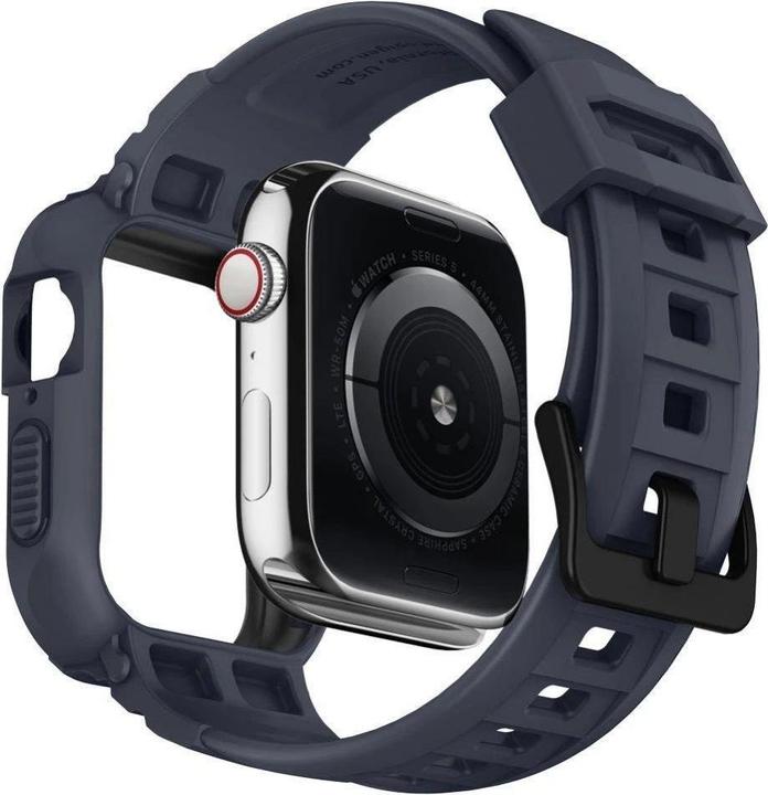 Actual product image Spigen RUGGED ARMOR "PRO" Apple Watch 4 / 5 / 6 / 7 / 8 / SE (44 / 45 MM) CHARCOAL GRAY