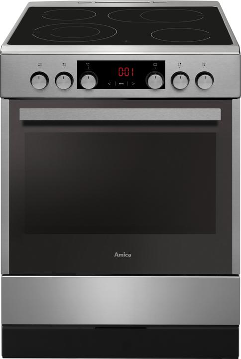 Amica Standherd mit Glaskeramik-Kochfeld SHC 914 100 E Nutzvolumen 65 l BxHxT 600 x 850 x 600 mm