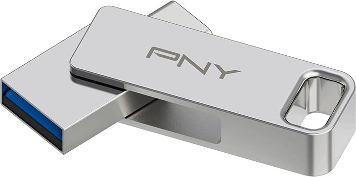 Produktbild PNY USB-Stick 128GB DUO LINK USB 3.2 Type-C Dual Flash Drive retail (128 GB, USB-C)