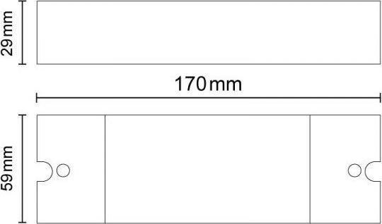 Produktbild Lumina Swiss DALI Dimmer 4-Kanal für einfarbige LED Streifen mit Push-Dim Eingang