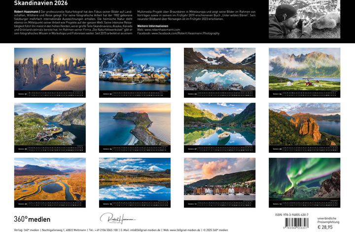 Actual product image Skandinavien Premiumkalender 2026 (50 x 35 cm, Hardcover, German)