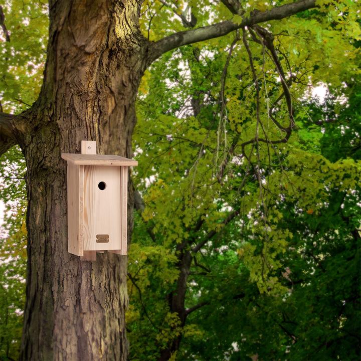 Produktbild Gardigo Nistkasten-Bausatz aus Fichtenholz für viele Meisenarten, 2er-Set