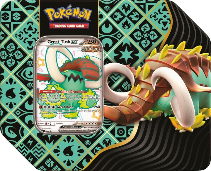 Actual product image Pokémon TCG SV4.5 Tin 5 Booster (English, Booster Pack)