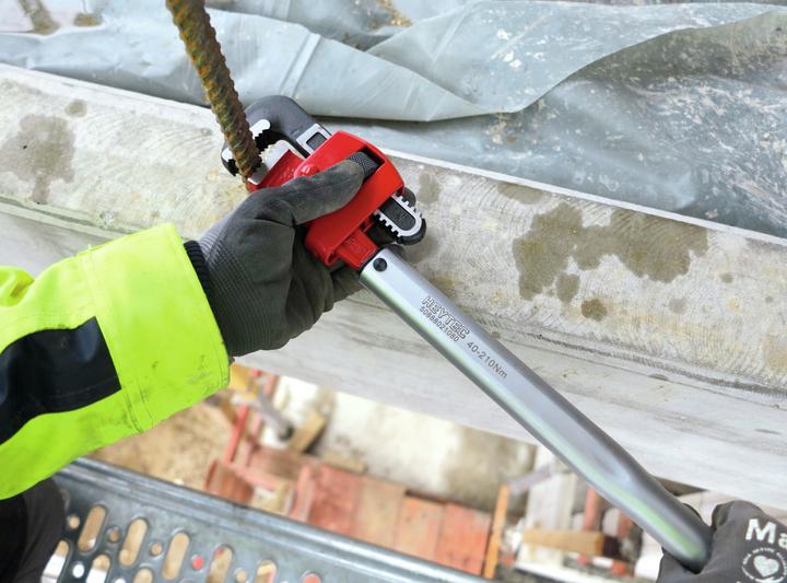 Actual product image HEYTEC Torque spanner, adjustable with one-hand collet, 70-350 Nm 730 mm (730 mm)