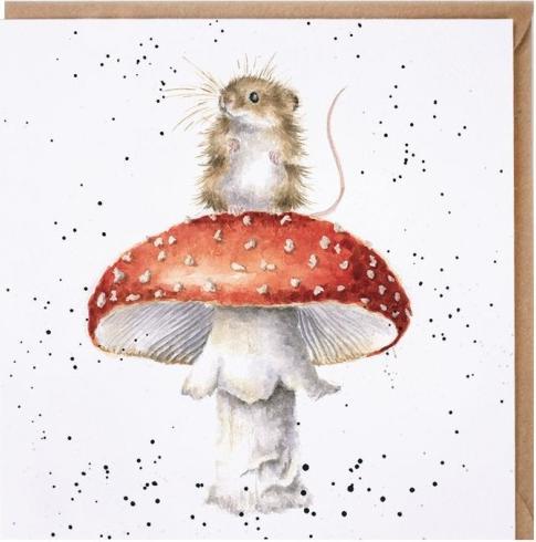Image du produit Wrendale Design Karte - Maus HE'S A FUN-GI Wrendale Designs (1 pcs)