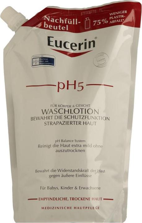Actual product image Eucerin pH5 Wash Lotion Refill Bag, 750 ml Gel (750 ml)