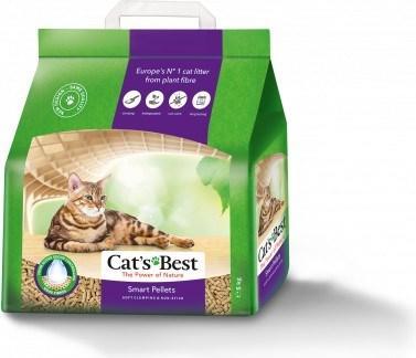 Actual product image Cat's Best Smart Pellets (Neutralizing, Non-dusting, Biodegradable, Fast absorbing, Clumping, 5 kg)