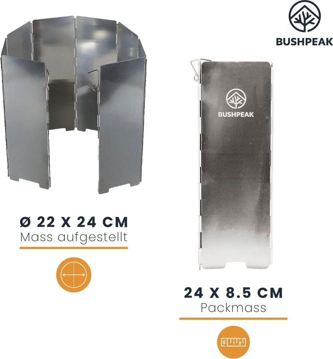 Immagine prodotto Bushpeak Frangivento pieghevole - Storm Stopper
