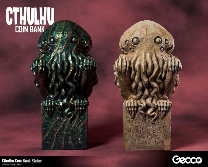 Image du produit Gecco H.P. Lovecraft Cthulhu Mythos Tirelire Statue Cthulhu (Original Color) 24 cm