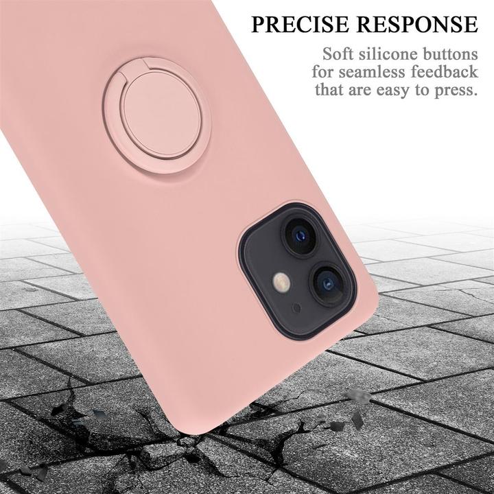 Actual product image Cadorabo TPU Liquid Ring Silicone Case Cover (Apple iPhone 12 mini)