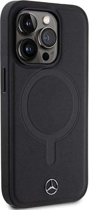 Produktbild Mercedes MEHMP14L23RCMK iPhone 14 Pro 6.1" czarny/black hardcase Smooth Leather MagSafe (Apple iPhone 14 Pro)