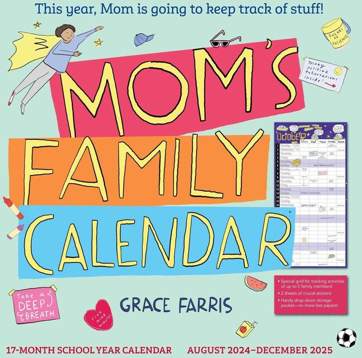 Immagine prodotto Calendario da parete della famiglia della mamma 2025 (Nessuna rilegatura, Inglese)