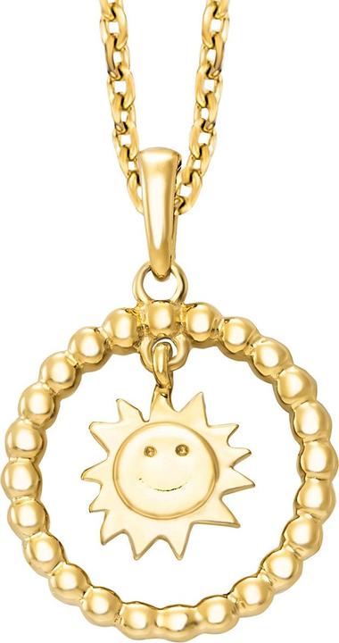 Produktbild Julie Julsen Halskette Smiling Sun (Silber 925, 36 - 41 cm)