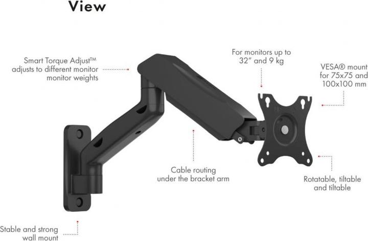 Image du produit Icy Box IB-MS103-W (Mur, 31.89")