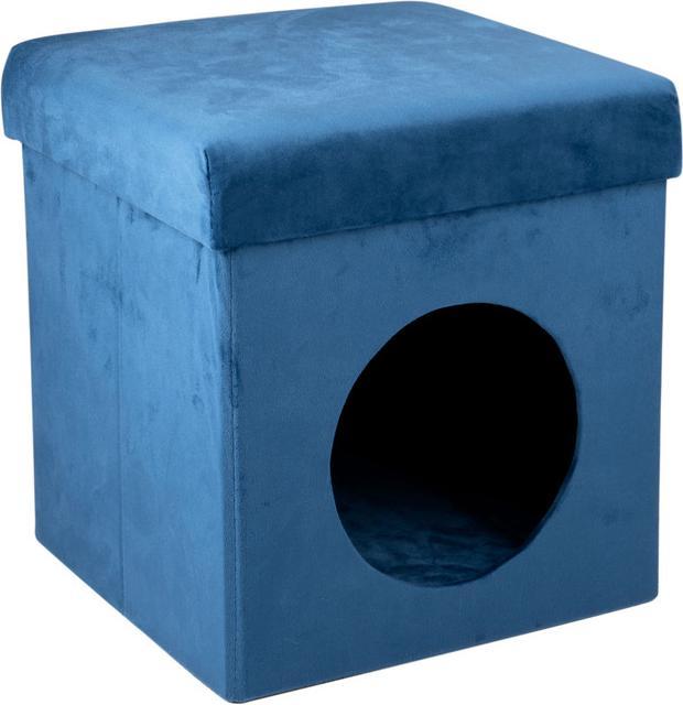 Produktbild Pet Comfort Cat House Cube (36 cm, Blau)
