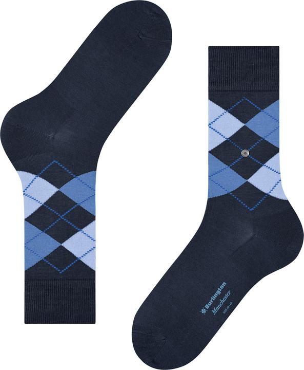 Immagine prodotto Burlington Calzini "Manchester" navy (Confezione singola, 40 - 46)
