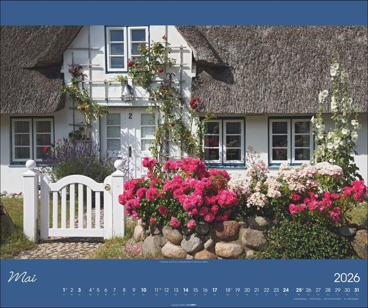 Produktbild Nordsee Kalender 2026 (55 x 46 cm, Harter Einband, Deutsch)