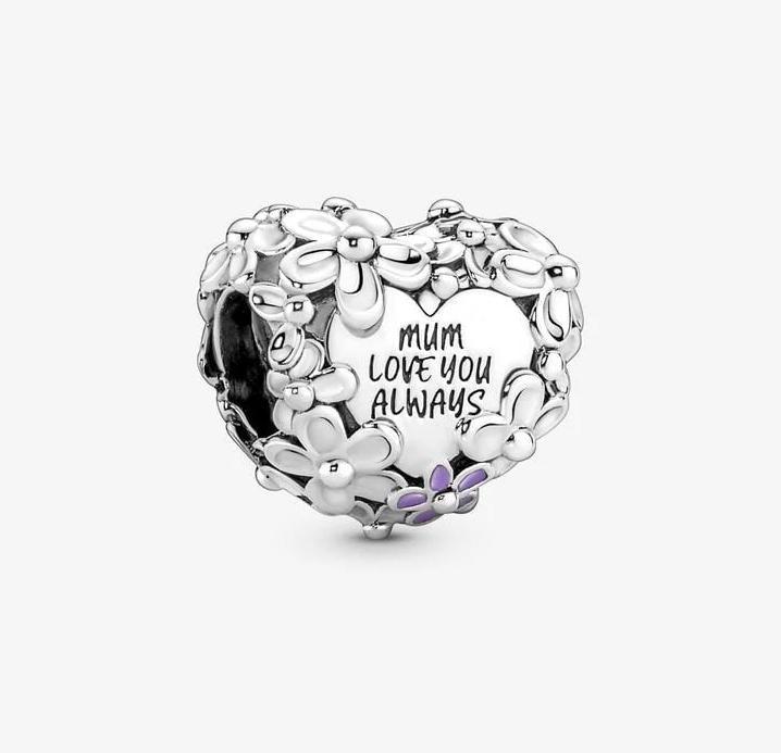 Image du produit Pandora Charm maman Daisy coeur (Argent sterling 925)