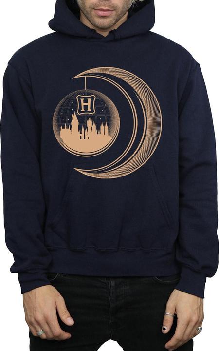 Actual product image Mens Hogwarts Moon Hoodie (L)