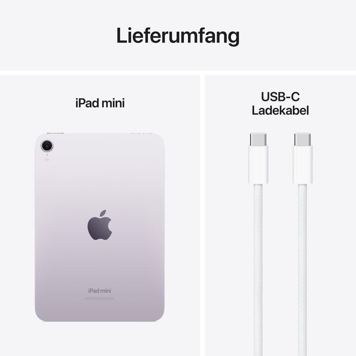 Actual product image Apple iPad mini (2024) (5G, 8.30", 128 GB, Purple)