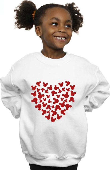 Immagine prodotto Disney Mickey Mouse Heart Silhouette Felpa Ragazze (128)